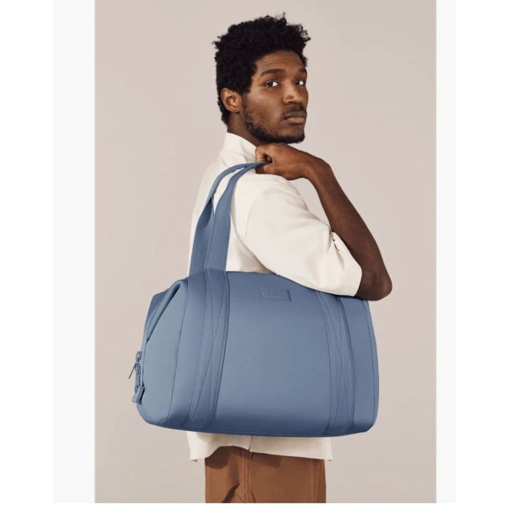 NWT Dagne Dover Large Landon Caryall Duffle Bag Weekender in Ash Blue LIMITED ED - Picture 2 of 11